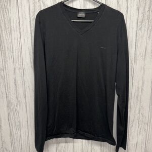 Mens Size 48 US M Cerruti 1881 Vneck Long Sleeve EUC